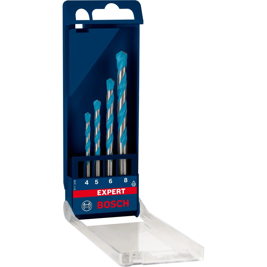 Bosch Expert MultiConstruction CYL-9 Bohrer-Set, 4-teilig, Zylinderschaft, Carbide-Tipped für Dreh- und Schlagbohrer - Bild 2