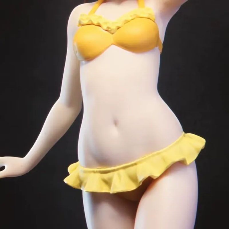 Bandai Love Live Honoka Kousaka Badeanzug Preisfigur aus PVC in Gelb - Bild 2