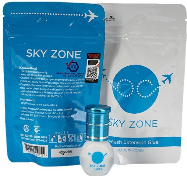 Sky Zone Wimpern Extensions Kleber, 5g, Unisex - Bild 1