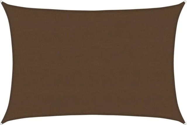 vidaXL Sonnensegel aus HDPE in Braun, B: 6 m, T: 5 m - Bild 1