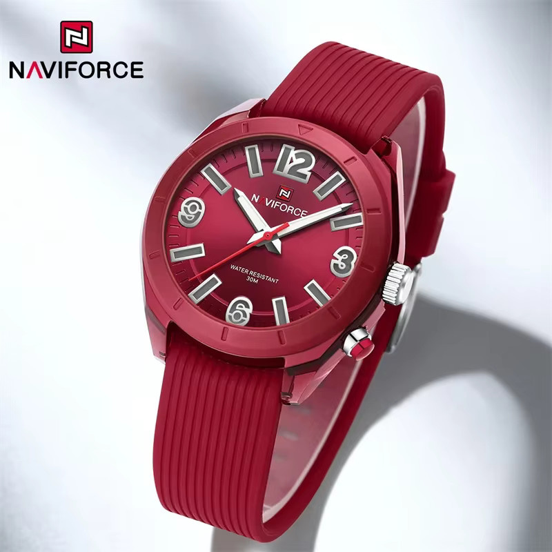 NAVIFORCE Armbanduhr, Quarz, Schwarz, Kunststoff, Keramik, Damen - Bild 5