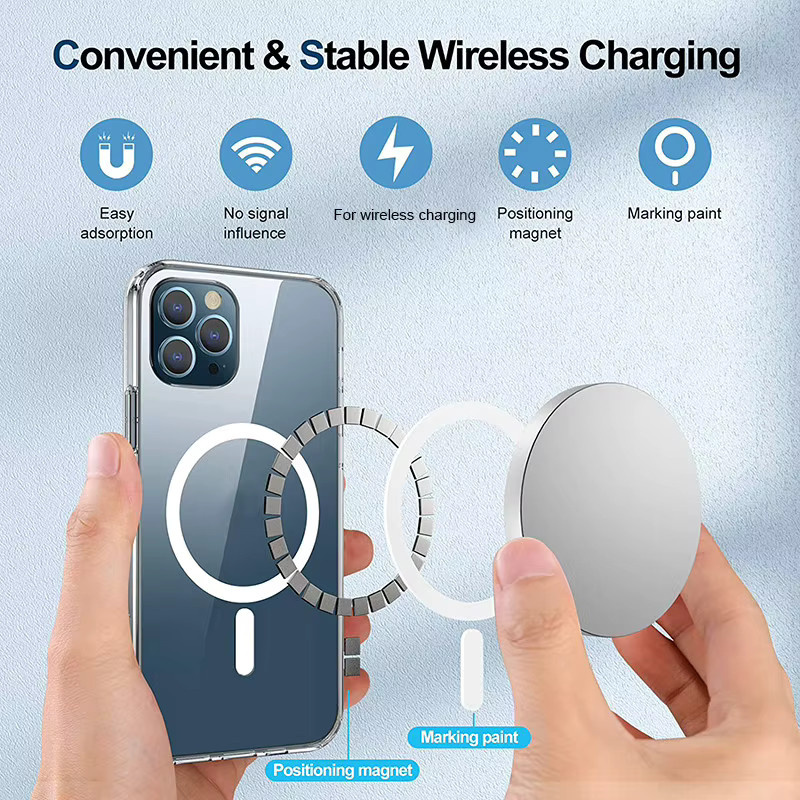 Panbon Magnetische Stoßfeste Schutzhülle für iPhone 11 bis iPhone 16 Pro Max, Matt und Transparent, Kompatibel mit MagSafe Wireless Charging - Bild 3