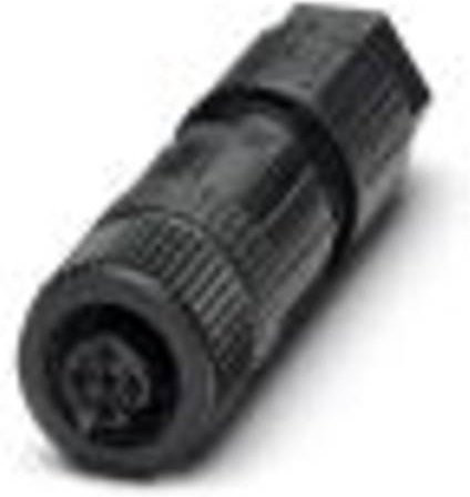 Phoenix Contact 1424689 Sensor-Aktor-Steckverbinder M12 unkonfektioniert, 5-polig, schwarz - Bild 1
