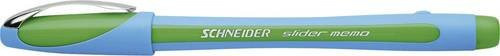 Schneider Kugelschreiber Slider Memo XB in Grün, Hellblau und Schwarz mit 1,4 mm Strichstärke - Bild 1