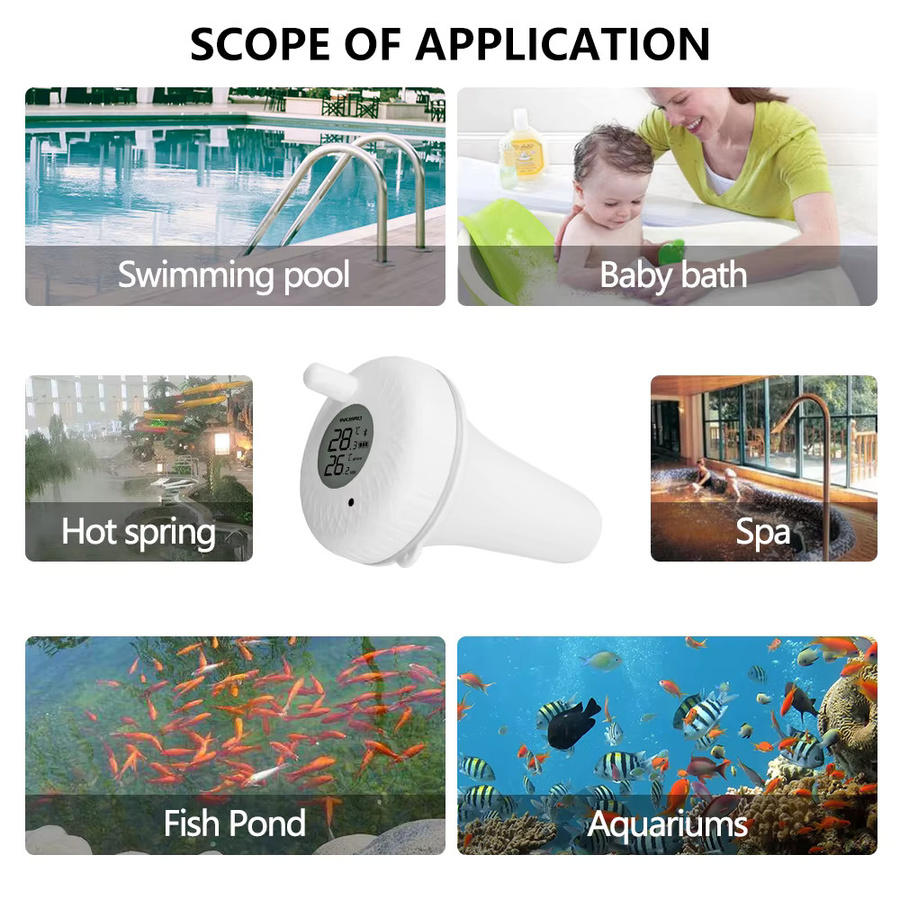 INKBIRD IBS-P01B Wasserdichtes Bluetooth Digital Thermometer für Schwimmbecken und Pools - Bild 2