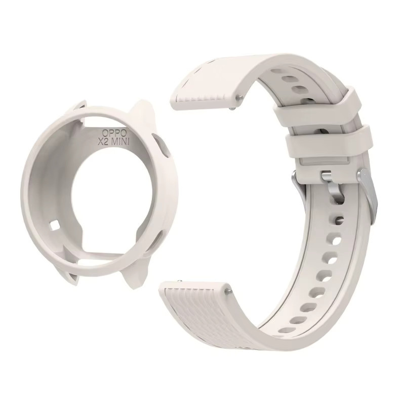 OnePlus Smartwatch Schutzhülle, Silikon, Weiß, Unisex - Bild 2