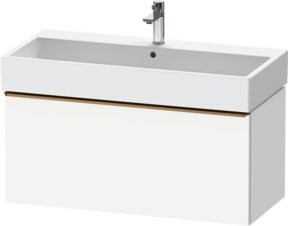 Duravit Waschtischunterschrank D-Neo, wandhängend, Weiß, B/T/H: 98,4 x 44,2 x 44,0 cm - Bild 1