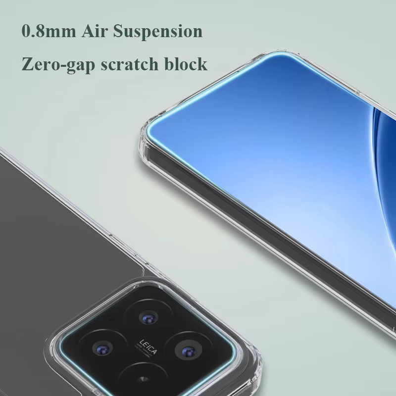 Lereach Handyhülle für Xiaomi 15 Ultra und Mi 14T Pro, transparent, ultra-dünn, stoßfest und kratzfest - Bild 4