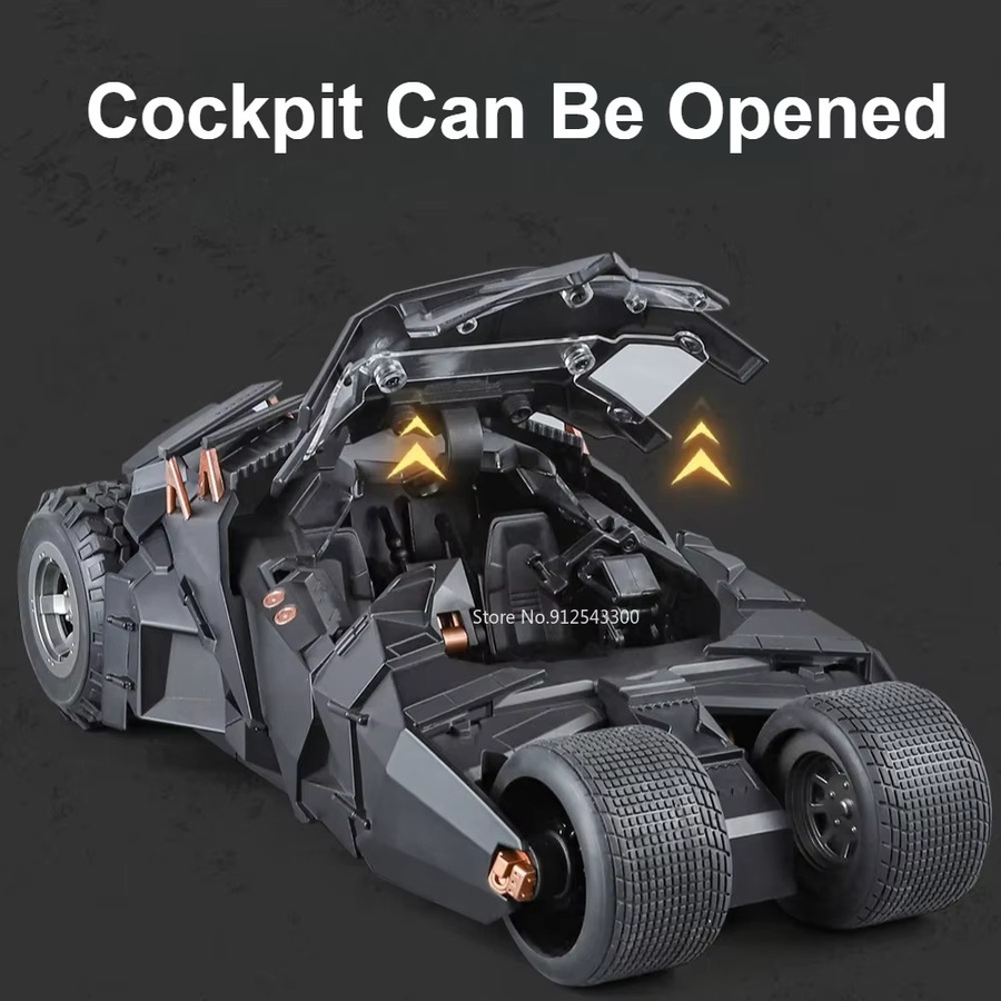 RMZ city Batmobil-Automodell, The Dark Knight Trilogy, Maßstab 1:18, Metall - Bild 4