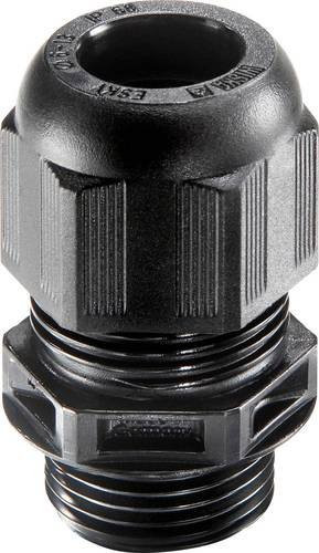 Wiska Kabelverschraubung mit Zugentlastung und Dichtung M50 aus Polyamid in Schwarz (RAL 9005) 4er-Pack - Bild 1