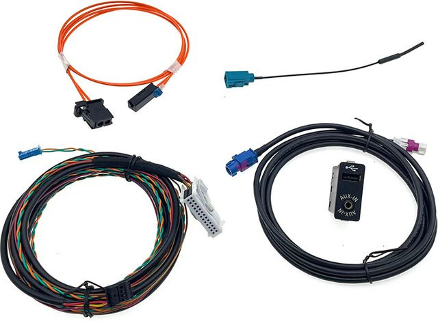 GZXINJINGYU Bluetooth Nachrüstung Combox Mikrofon-Kabelbaum für BMW E60 E70 E90 F10 CIC - Bild 1