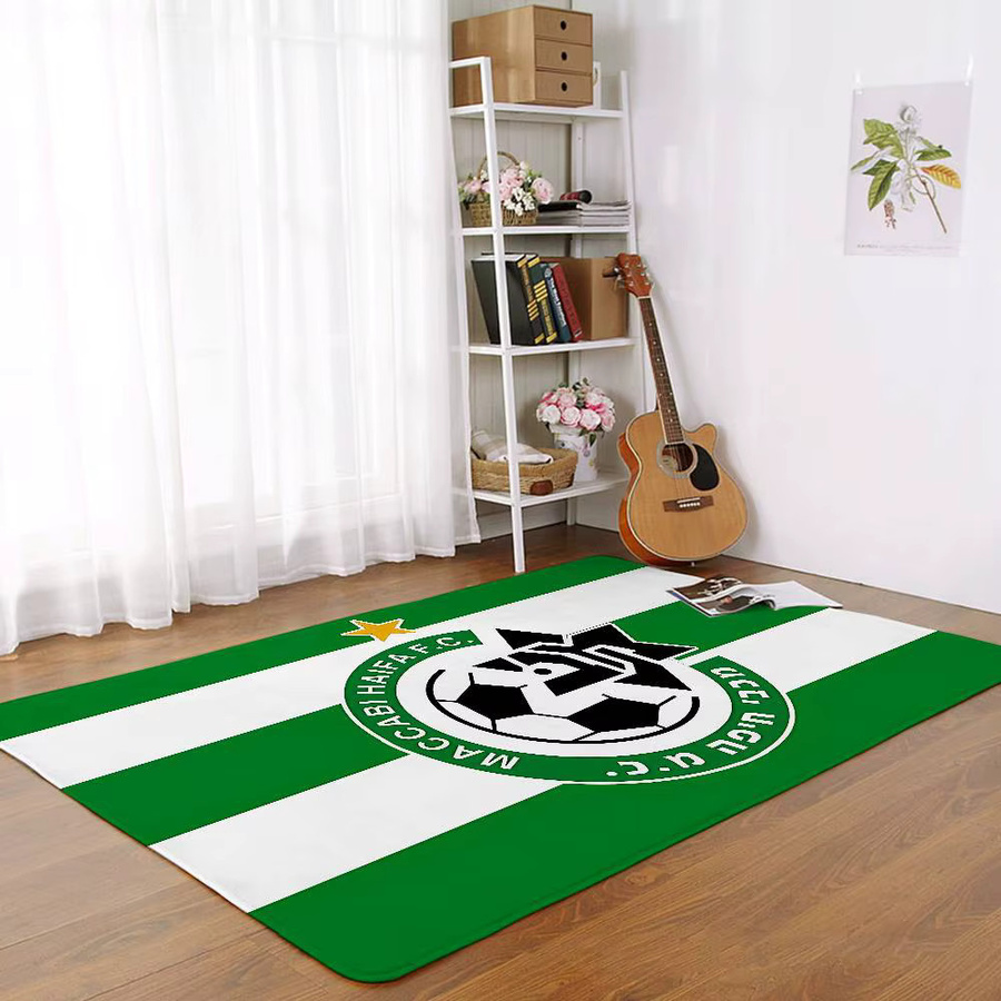 M-Maccabi-H-Haifas Bodenmatte als moderner und weicher Heimteppich für Wohnzimmer, Sofa oder Kinderzimmer - Bild 2