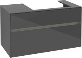 V&B Waschtischunterschrank Collaro in Anthrazit, B/T/H: 100 x 54,8 x 50 cm - Bild 1
