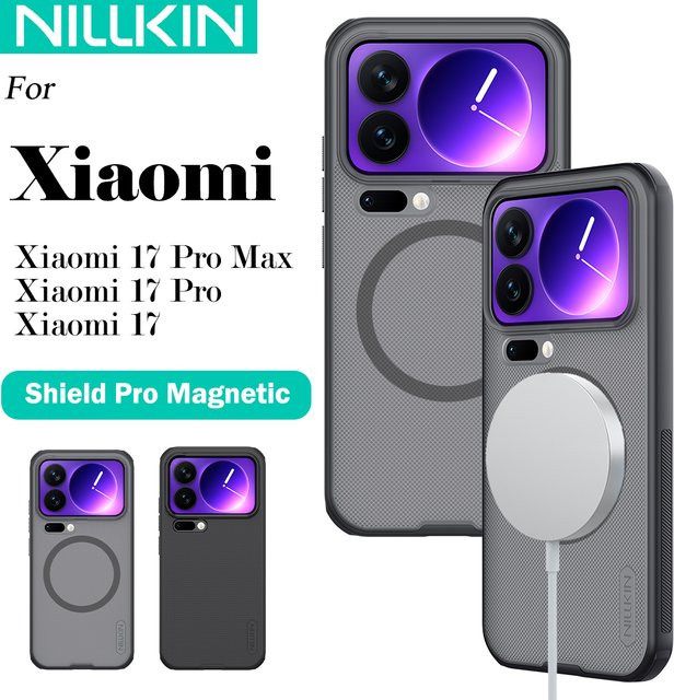 Nillkin Magnetische Frosted Shield Pro Schutzhülle für Xiaomi 17 Pro Max und Mi 17 Pro in Transparent - Bild 1