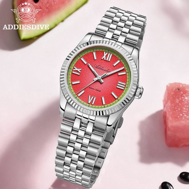 ADDIESDIVE Armbanduhr, Quarz, Edelstahl, Blau, Saphirglas, Herren - Bild 1