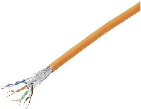 TRU COMPONENTS Netzwerkkabel CAT 7a S/FTP Ethernet LAN Orange 305m - Bild 1