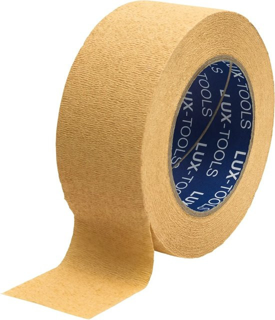 LUX-TOOLS Hochkrepp Klebeband dehnbar Beige Breite: 50 mm, Länge: 25 m - Bild 1