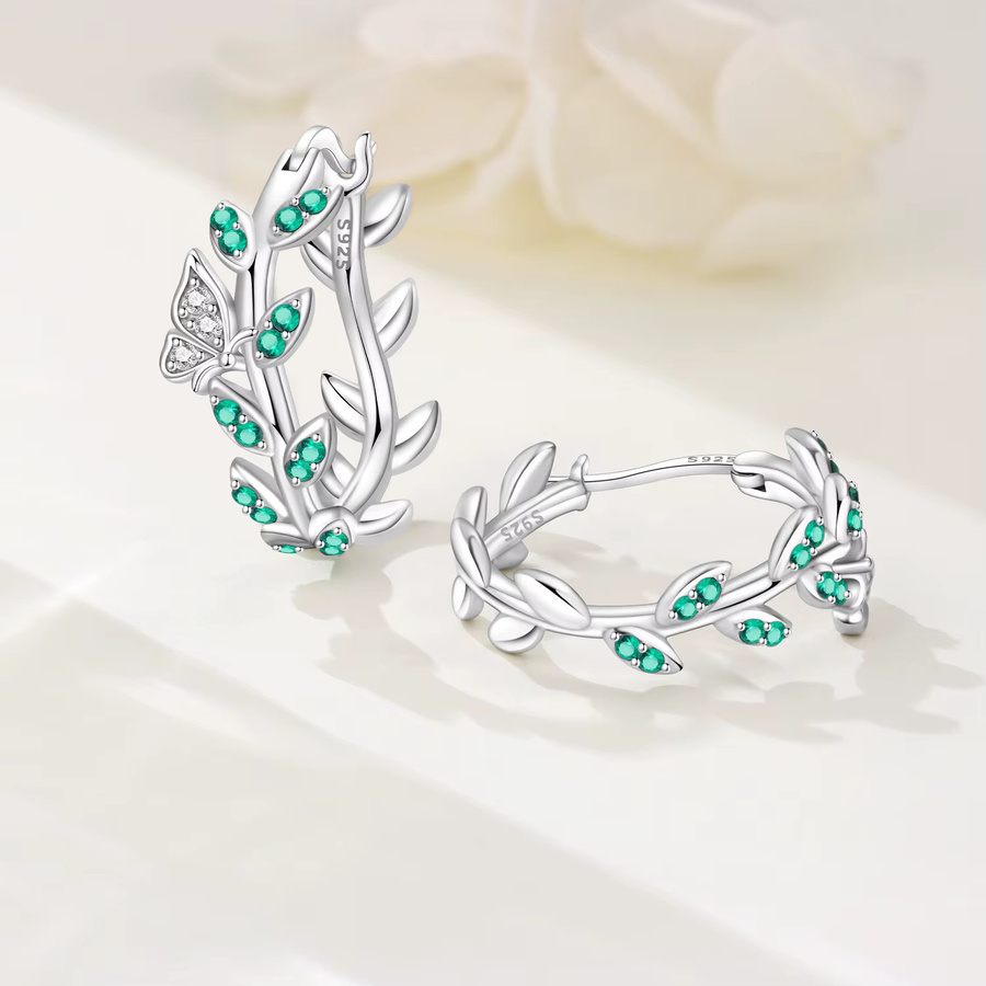 CYCUFF Creolen, 925 Silber, Zirkonia, Damen - Bild 1