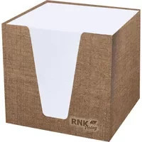 RNK Verlag Zettelbox Eco Memo-Holder aus Papier in Braun und Weiß - Bild 1