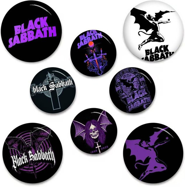 Mesuca Anstecknadeln, B-Black S-Sabbath - Bild 1