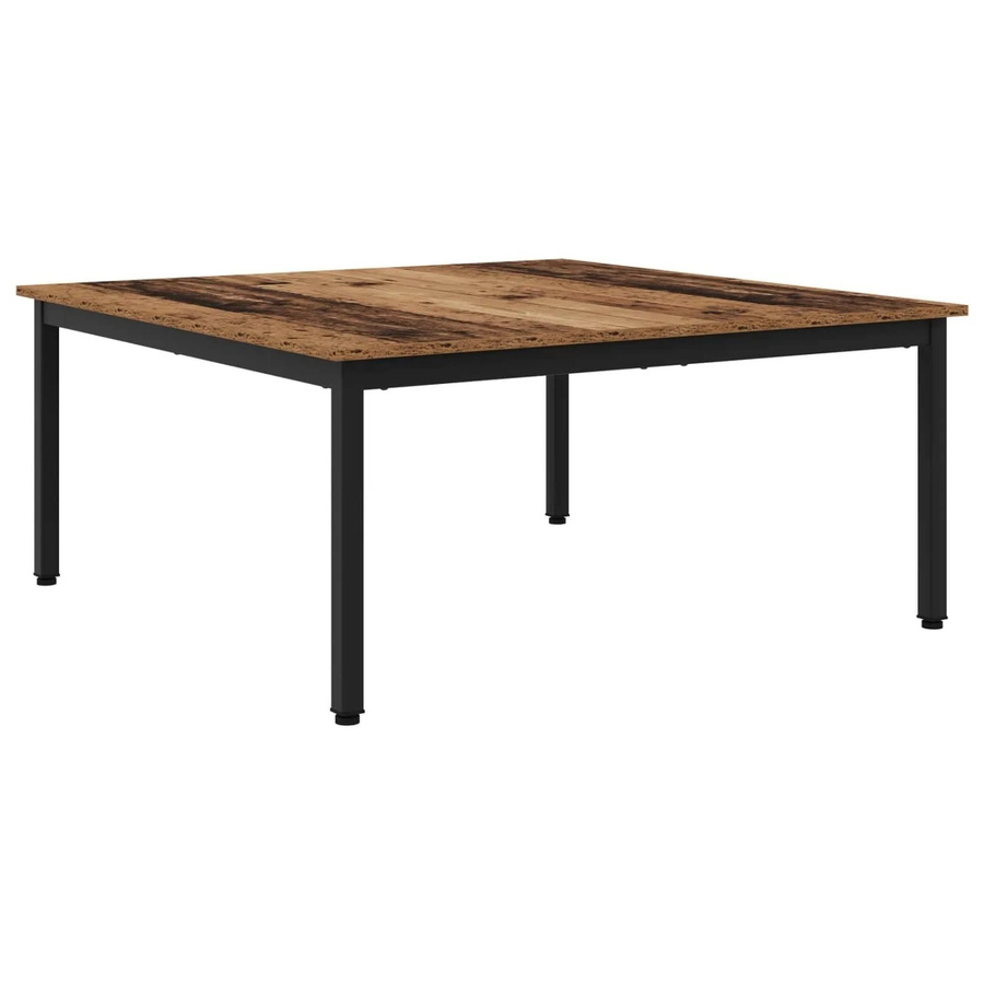 vidaXL Couchtisch aus Holzwerkstoff in Braun, modern und quadratisch, B/T/H: 100 x 100 x 45 cm - Bild 2