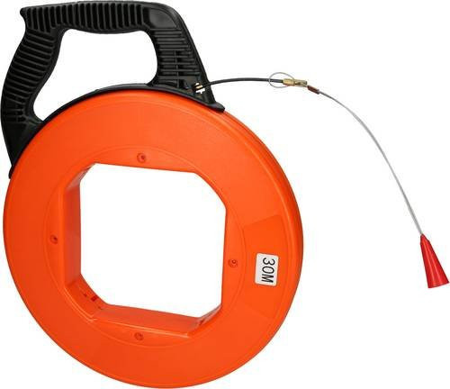 KS Tools Kabeleinziehhilfe aus Kunststoff, orange, 30 m - Bild 1