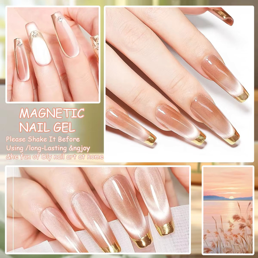 VOKY Katzenaugen-Gel-Set, 6 Teile, Schimmernd, Damen - Bild 2
