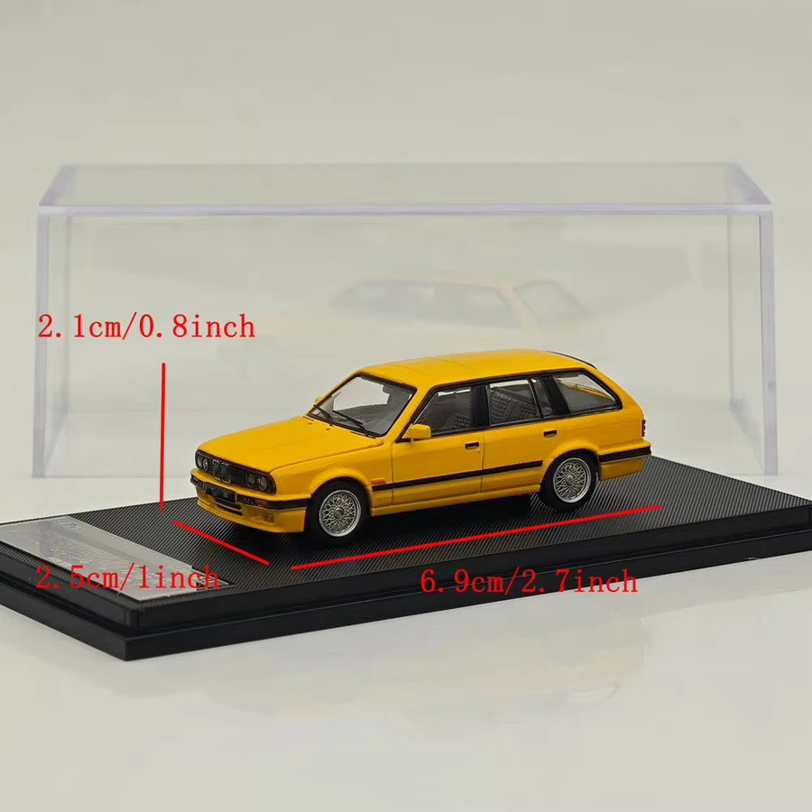 Mortal E30 M3 Touring Travel Edition, Spielzeugautomodelle, 1:64, Gelb, Metall - Bild 5