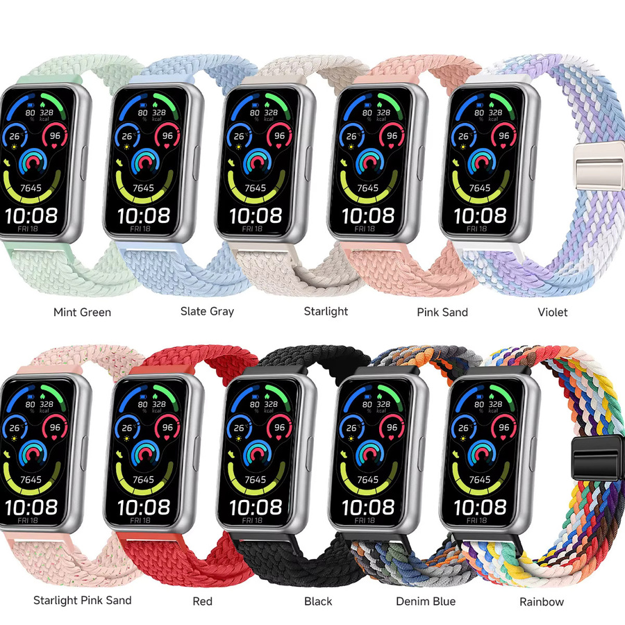 CAOWTAN Uhrenarmband Nylon, Bunt, Unisex - Bild 2