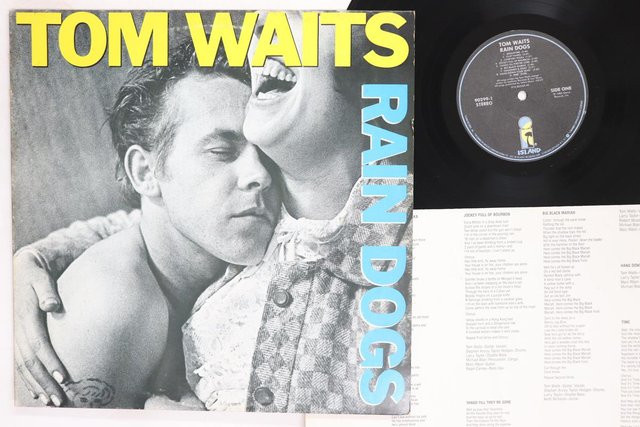 Tom Waits Rain Dogs LP Schallplatte Island 1985 US Rock Grau Gebraucht - Bild 1