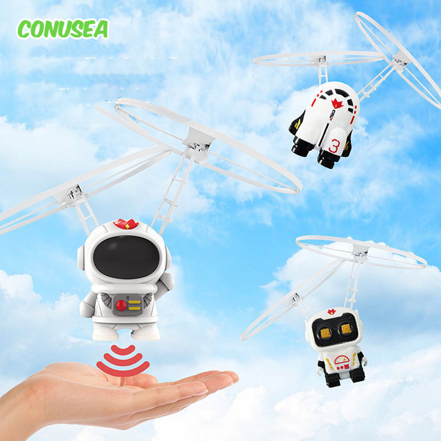 CONUSEA Fliegender Roboter UFO, Flugzeug, leuchtend, Weltraum - Bild 1
