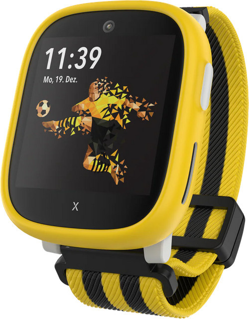 Xplora X6Play BVB-Edition Kinder-Smartwatch mit e-SIM, GPS und Telefonfunktion in Schwarz-Gelb - Bild 1