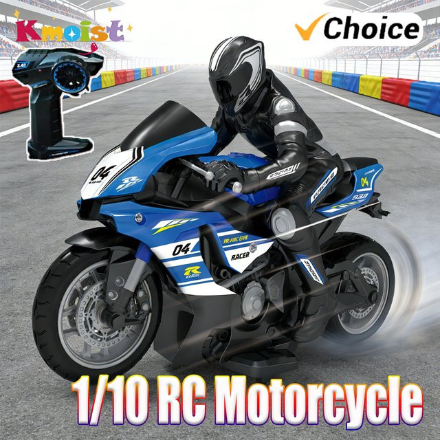 Kmoist RC Motorrad, 1/10, elektrisch, ab 6 Jahren - Bild 1
