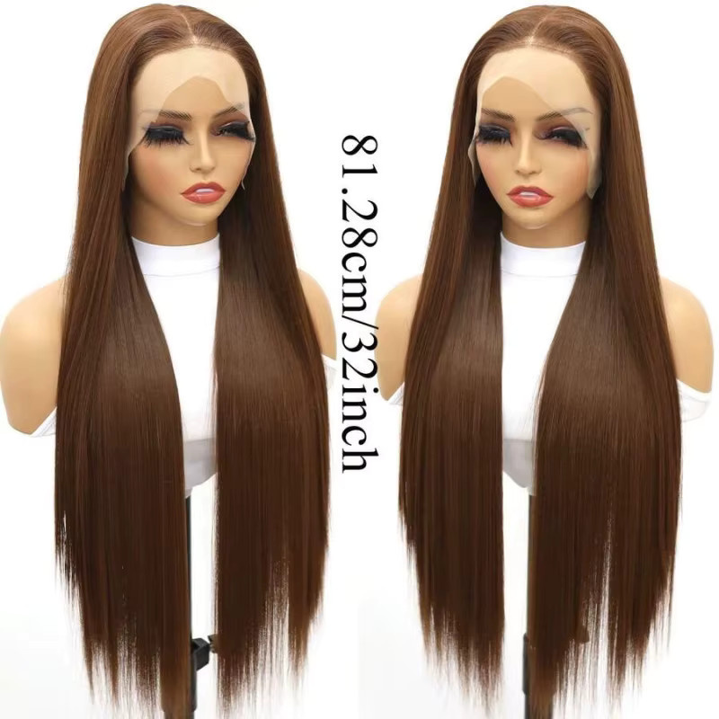 Suri Hair Synthetikperücke, 26 Zoll, Mokkabraun, Damen - Bild 4