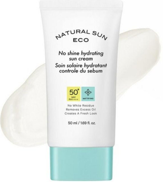 THE FACE SHOP Natural Sun Eco Sonnencreme SPF50+, 50 ml, Fettige Haut & Mischhaut - Bild 1