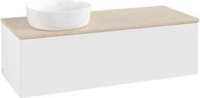 V&B Waschtischunterschrank Antao mit Beleuchtung, Farbe Weiß, B/T/H: 120 x 50 x 50 cm - Bild 1