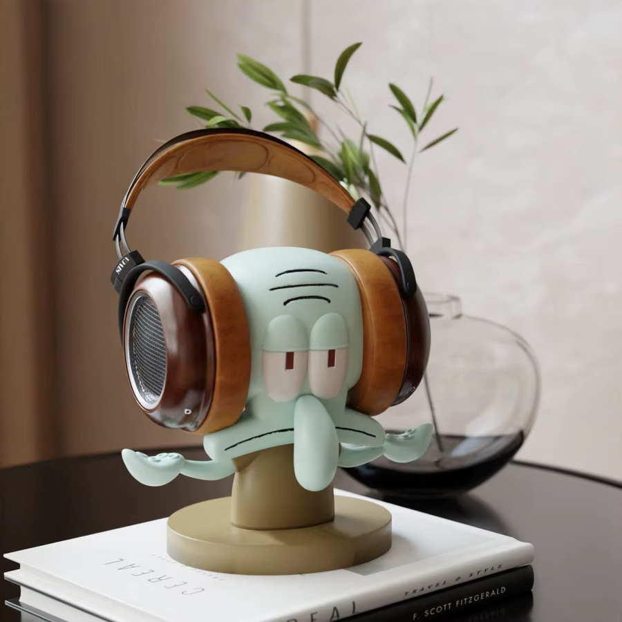 Potdemiel SpongeBob Squidward Kopfhörerständer in Multicolour als kreativer Schreibtisch-Organizer für dein Gaming-Headset - Bild 3