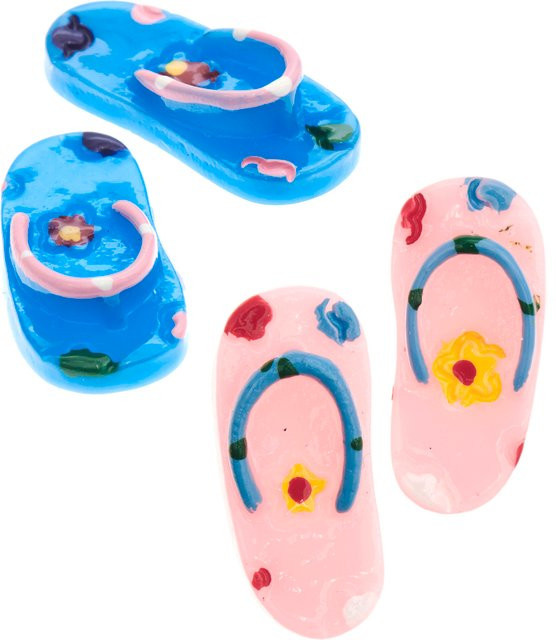 Rico Design Miniatur Flip Flops 2-teiliges Set - Bild 1