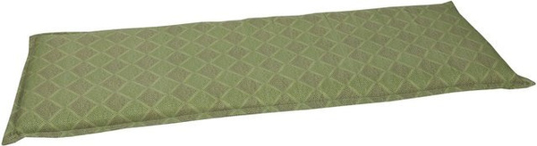 GO-DE TEXTIL Gartenauflage Raute Bankauflage für 3-Sitzer in Grün