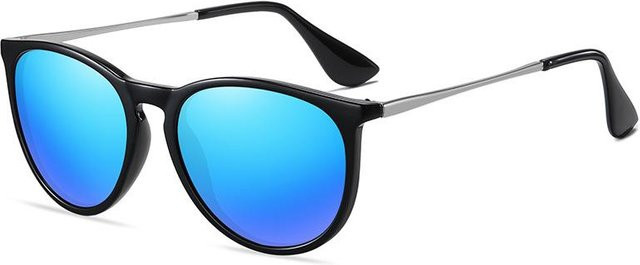 Binchi Outdoor Equipment Sonnenbrille Cat-Eye, Vollrand, Kunststoff, Blue, Unisex, polarisiert - Bild 1