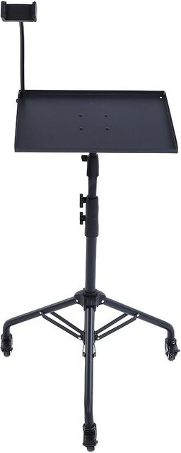 Multifunktionaler Laptop Projektor Stativ Ständer von Toys Arts in Schwarz, verstellbare Höhe 28 bis 51,2 Zoll, tragbarer Tablet Halter mit Rollen - Bild 1