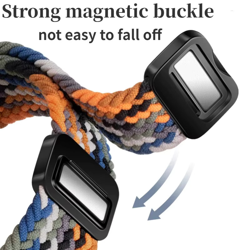 Magnetarmband Nylon, Bunt, Unisex, 20mm 22mm - Bild 2
