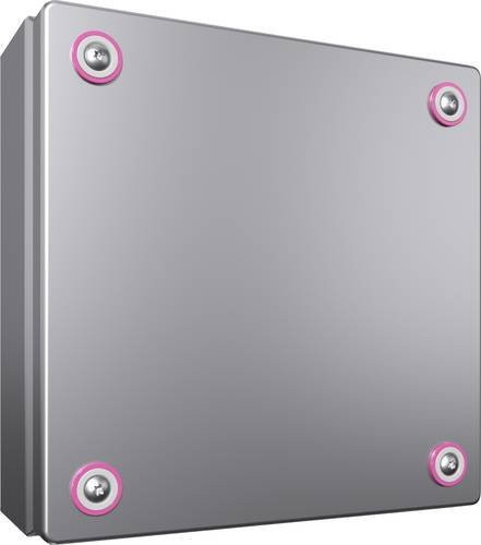 Rittal KX 1562.000 Installations-Gehäuse Wand-Gehäuse aus Edelstahl in Silber, B/T/H: 20 x 20 x 8 cm - Bild 1