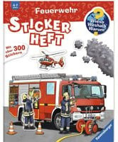 Ravensburger Stickerheft Wieso? Weshalb? Warum? Feuerwehr Lernbuch - Bild 1