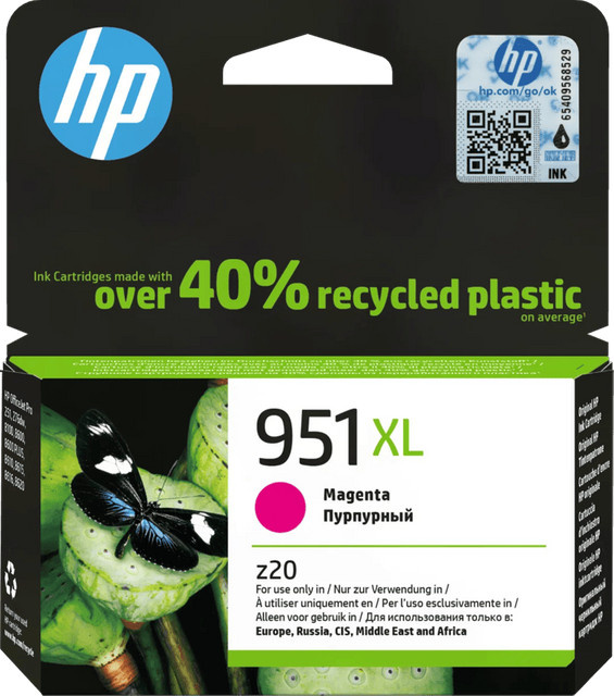 HP 951XL Tintenpatrone Magenta Pink für Inkjet-Drucker - Bild 1