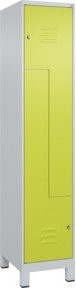 C+P Z-Spind Classic PLUS mit 2 Fächern, Füße, Zylinderschlösser, H x B x T: 195 x 40 x 50 cm - Bild 1
