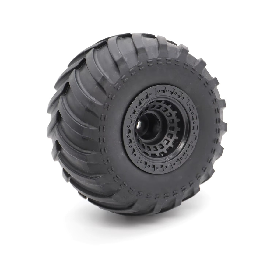 YSIDO Gummireifen, 4-teiliges Set, Schwarz, 92mm, 12mm HEX - Bild 3