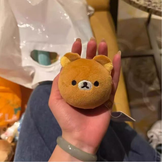 TAKARA TOMY Rilakkuma Plüsch-Squishy-Bär, braun - Bild 1