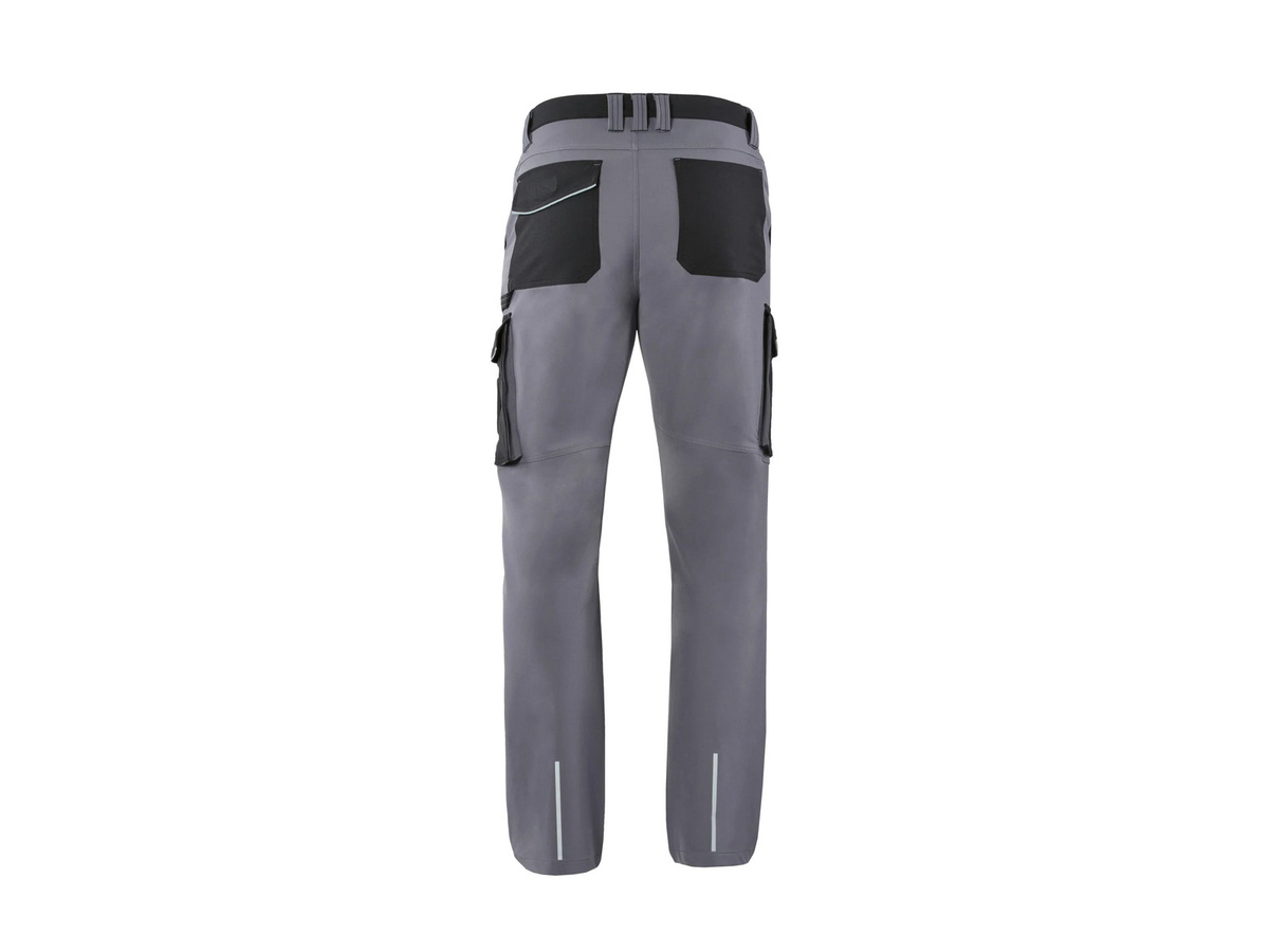 PARKSIDE PERFORMANCE Herren Arbeitsbundhose in Grau und Schwarz mit reflektierenden Elementen - Bild 2