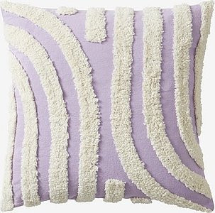 Jotex FAITH Kissenhülle aus Bio-Baumwolle, Lila, B/B: 45 x 45 cm - Bild 1
